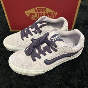 VANS off the wall lilac suede low top lace up shoes sneakers women's 7 new